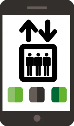 icono de una tablet con pictogramas del banco de pictogramas